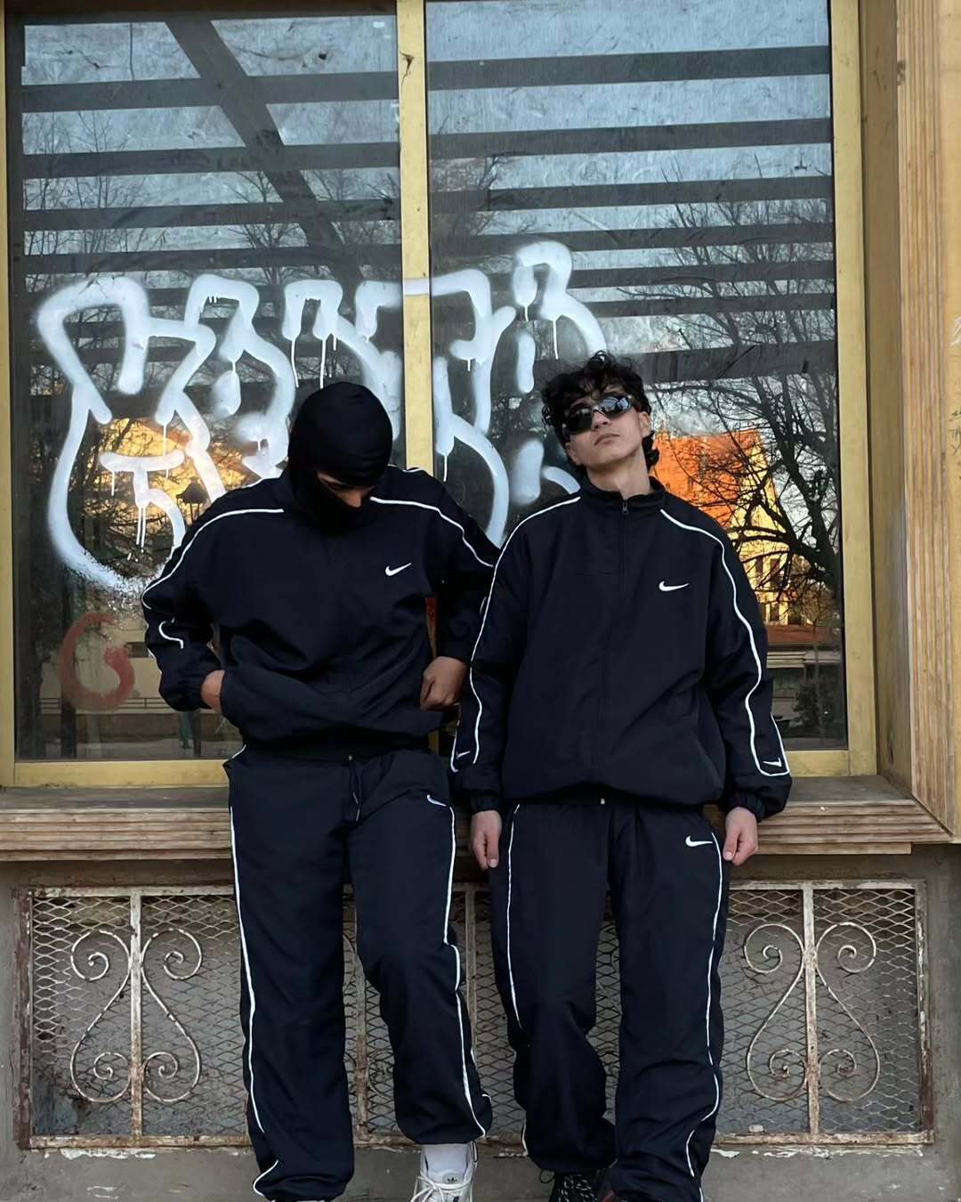 B- Nike Black Tracksuit